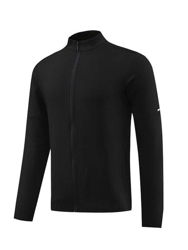Essential Men's Full Zip Cardigan - Versatile Fitness & Casual Running Wear - MENLL