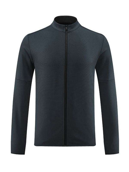 Essential Men's Full Zip Cardigan - Versatile Fitness & Casual Running Wear - MENLL