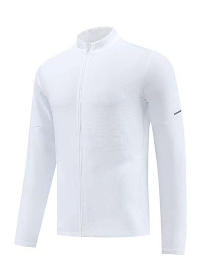 Essential Men's Full Zip Cardigan - Versatile Fitness & Casual Running Wear - MENLL