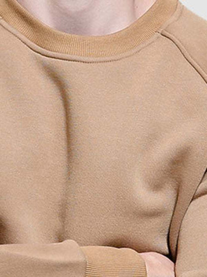 Classic Comfort Men's Raglan Sleeve Crew Sweatshirt - Perfect for All Seasons - MENLL