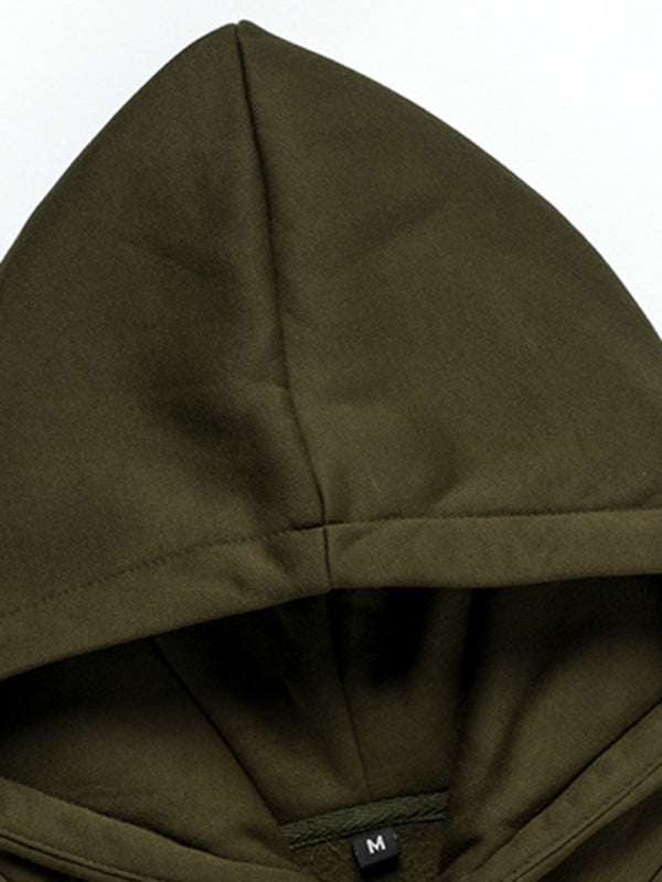 Stylish Men's Color Block Hooded Sweatshirt - Perfect for Year-Round Casual Wear - MENLL