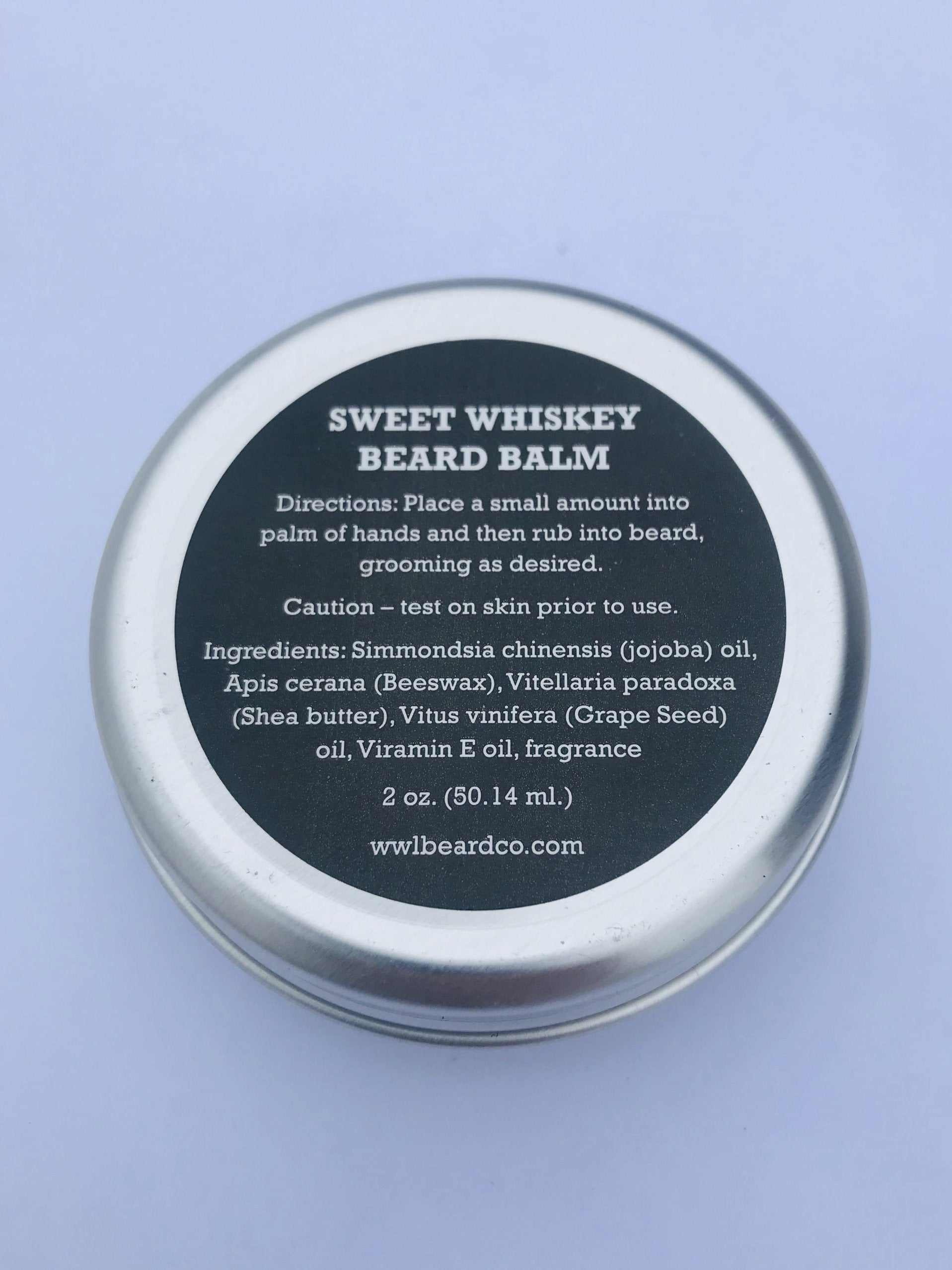 Sweet Whiskey Beard Balm - MENLL