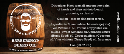 Shoes - Barbershop Beard Oil Whiskey, Wood & Leather Beard Company, LLC