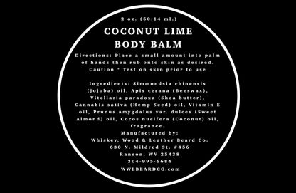 Coconut Lime Body Balm - MENLL
