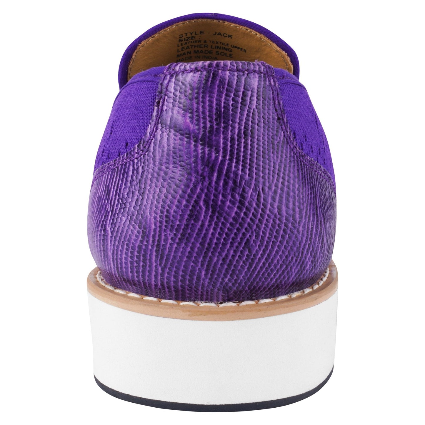 Accessories - Jack Mens Leather Textile Casual Loafers LIBERTYZENO