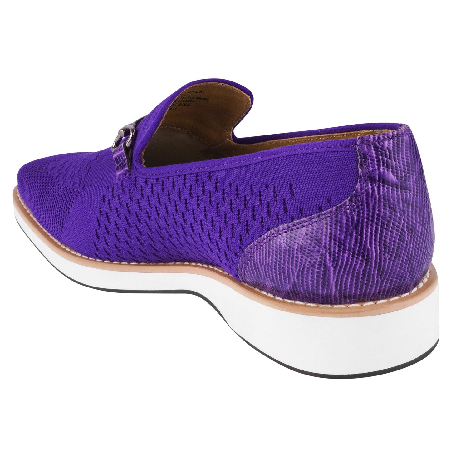 Accessories - Jack Mens Leather Textile Casual Loafers LIBERTYZENO