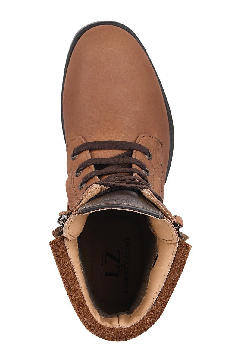 Shoes - Jerry Leather Ankle Length Boots LIBERTYZENO