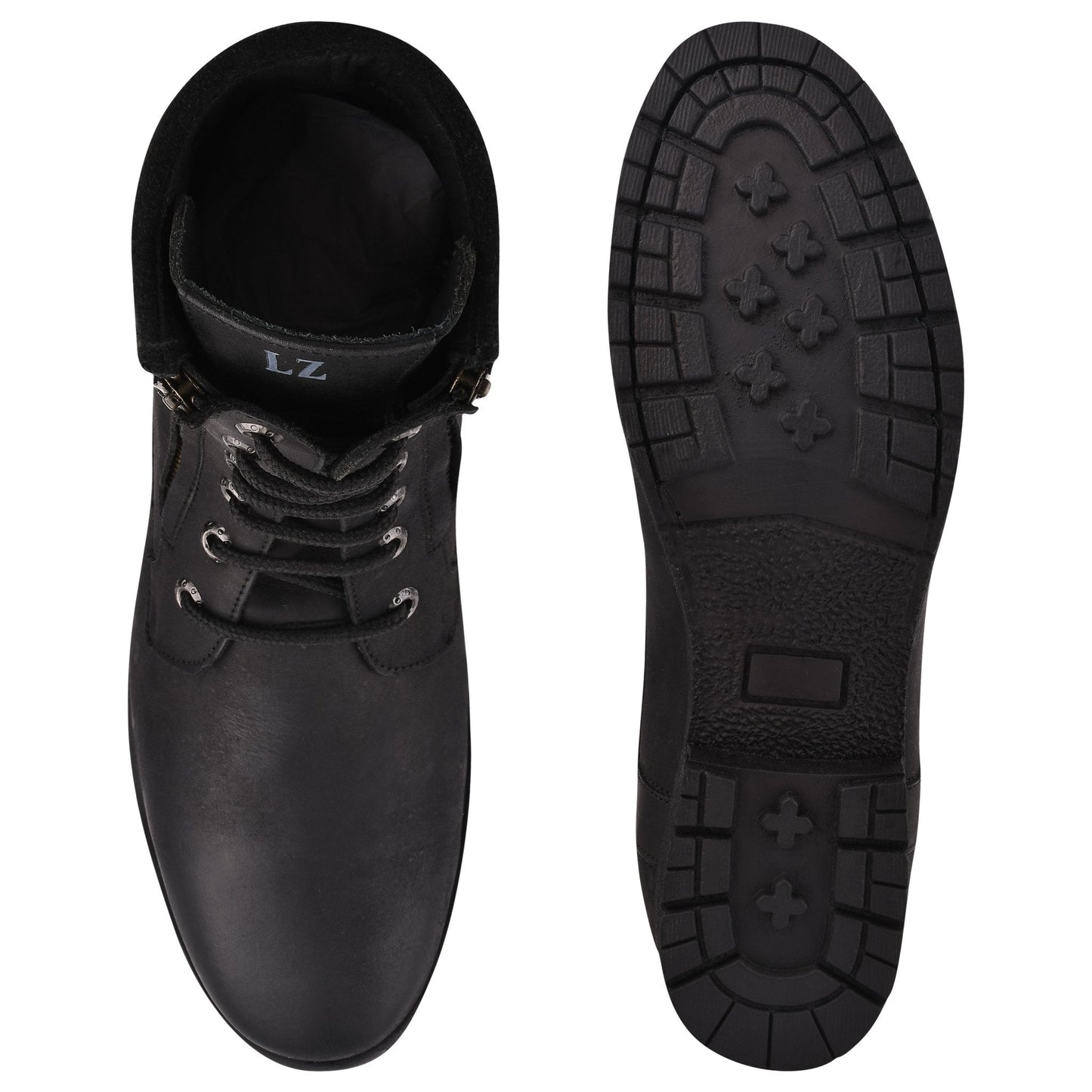 Shoes - Jerry Leather Ankle Length Boots LIBERTYZENO