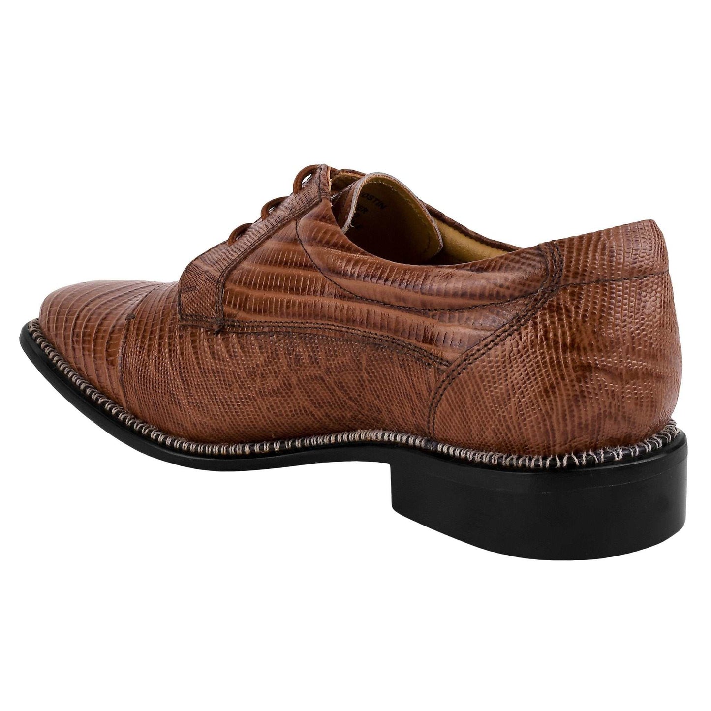 Jostin Genuine Leather Lizard Print Oxford Style Dress Shoes For Men - MENLL