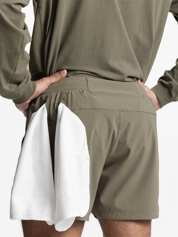 Versatile Men's Multi-Pocket Sports Shorts for Running and Training - Lightweight and Stylish - MENLL