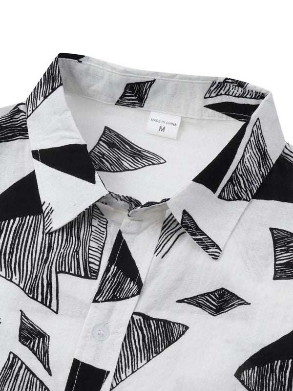 Vibrant Hawaiian Floral Short Sleeve Beach Shirt for Effortless Summer Style - MENLL