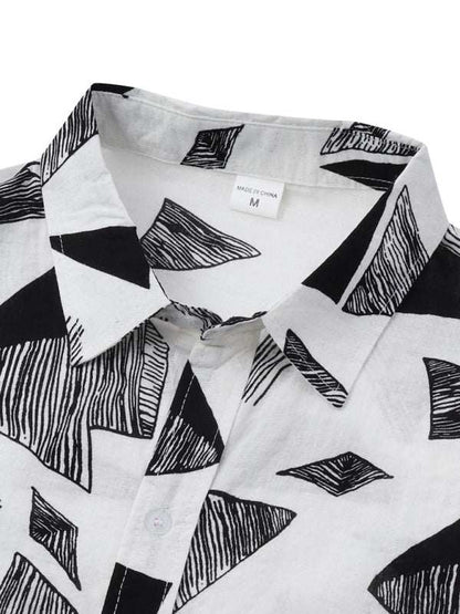 Vibrant Hawaiian Floral Short Sleeve Beach Shirt for Effortless Summer Style - MENLL