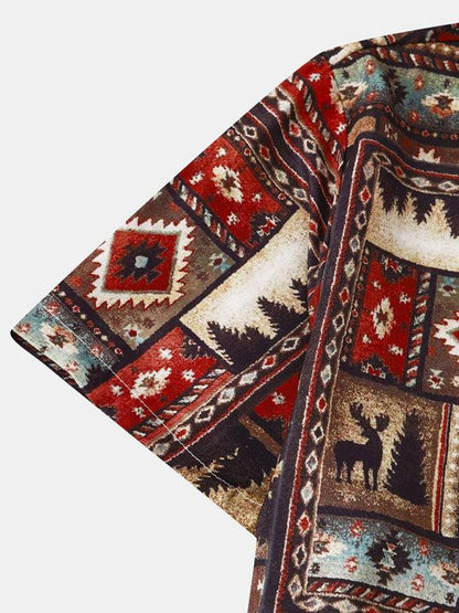Vibrant Men's Tropical Floral Beach Shirt for Effortless Summer Style - MENLL