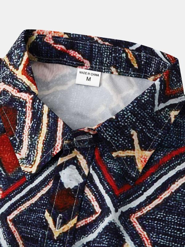 Vibrant Men's Tropical Floral Beach Shirt for Effortless Summer Style - MENLL