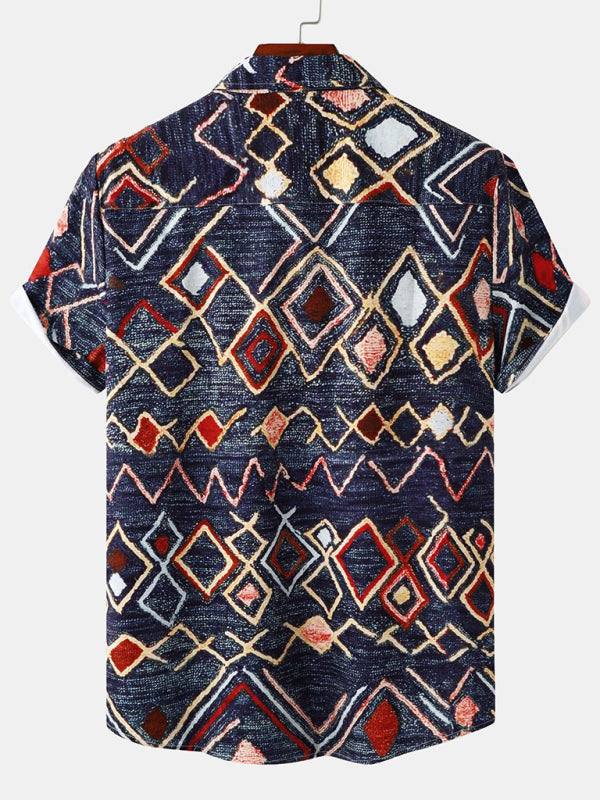 Vibrant Men's Tropical Floral Beach Shirt for Effortless Summer Style - MENLL