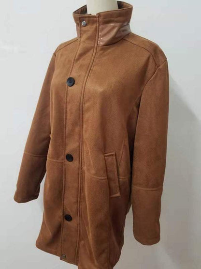 Stylish Men's Loose-Fit Woolen Zipper Coat for Effortless Spring-Summer Chic - MENLL