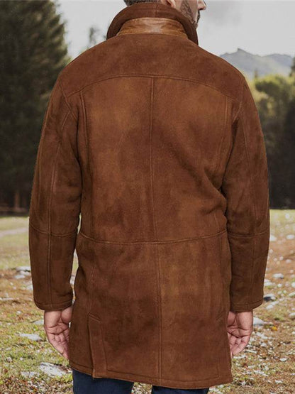 Stylish Men's Loose-Fit Woolen Zipper Coat for Effortless Spring-Summer Chic - MENLL