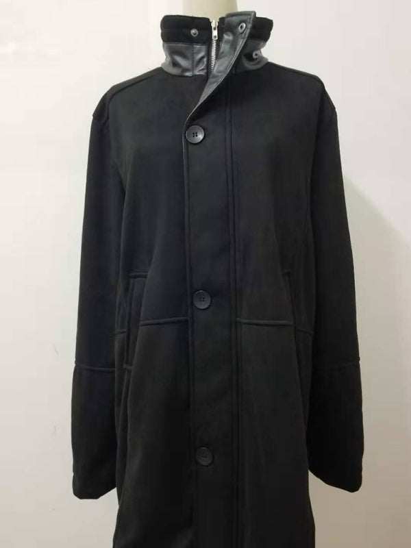 Stylish Men's Loose-Fit Woolen Zipper Coat for Effortless Spring-Summer Chic - MENLL