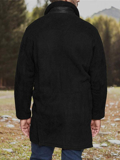 Stylish Men's Loose-Fit Woolen Zipper Coat for Effortless Spring-Summer Chic - MENLL