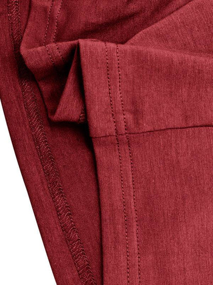 Chic Men's Solid Color Long Sleeve Polo Shirt with Welt Pocket - Perfect for Every Season! - MENLL