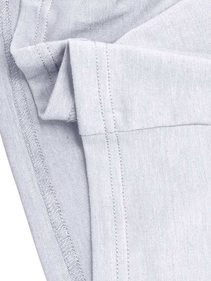 Chic Men's Solid Color Long Sleeve Polo Shirt with Welt Pocket - Perfect for Every Season! - MENLL