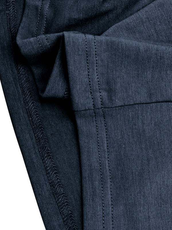 Chic Men's Solid Color Long Sleeve Polo Shirt with Welt Pocket - Perfect for Every Season! - MENLL