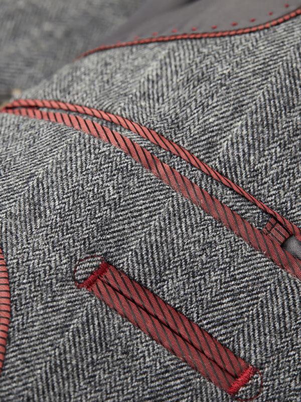 Four Seasons Lapel Collar Solid Wool Regular Sleeve Coat - MENLL