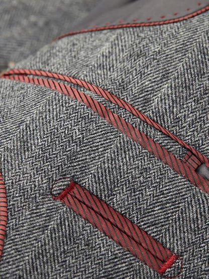 Four Seasons Lapel Collar Solid Wool Regular Sleeve Coat - MENLL