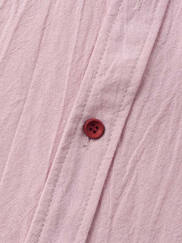 Men's Stylish Square Neck Linen Shirt - Casual Solid Color Half Sleeve Top for Effortless Elegance - MENLL