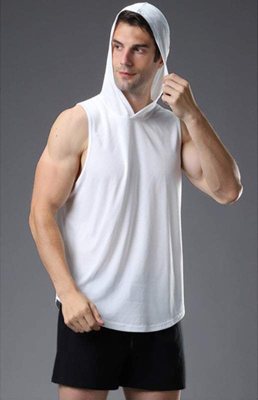 Ultimate Performance Men's Hooded Quick-Dry Sports Vest - MENLL