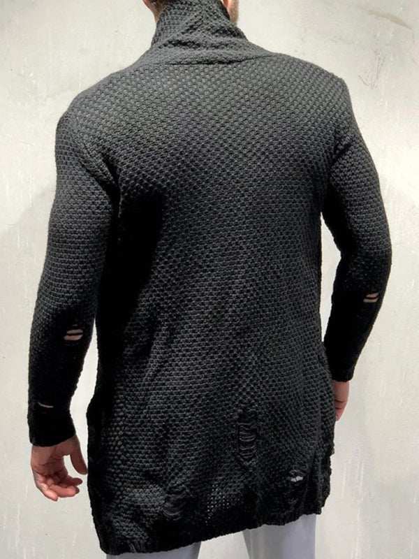Cozy Chic Knitted Cardigan - Versatile Mid-Length Layer for Autumn-Winter Elegance - MENLL