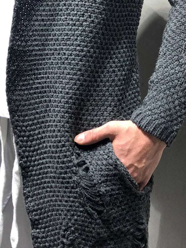Cozy Chic Knitted Cardigan - Versatile Mid-Length Layer for Autumn-Winter Elegance - MENLL