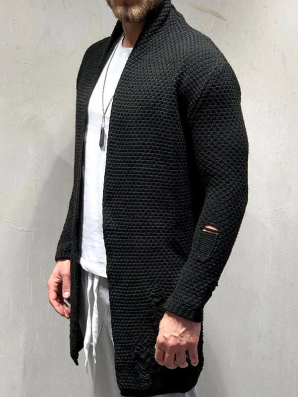 Cozy Chic Knitted Cardigan - Versatile Mid-Length Layer for Autumn-Winter Elegance - MENLL