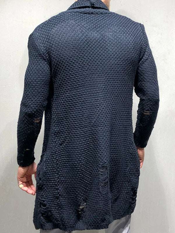Cozy Chic Knitted Cardigan - Versatile Mid-Length Layer for Autumn-Winter Elegance - MENLL