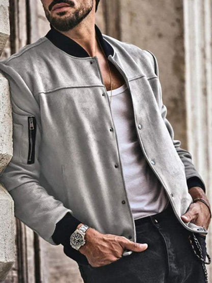 Stylish Men's Long Sleeve Cardigan Jacket for Effortless Casual Chic