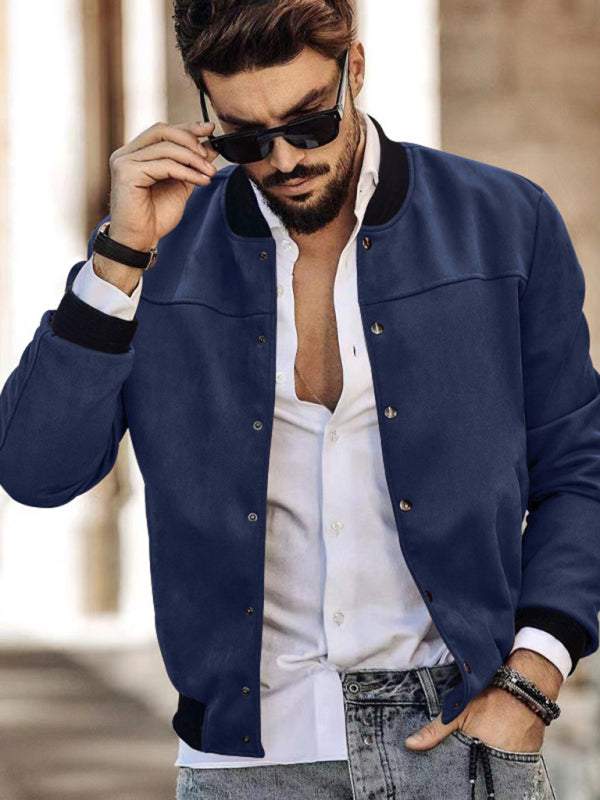 Stylish Men's Long Sleeve Cardigan Jacket for Effortless Casual Chic
