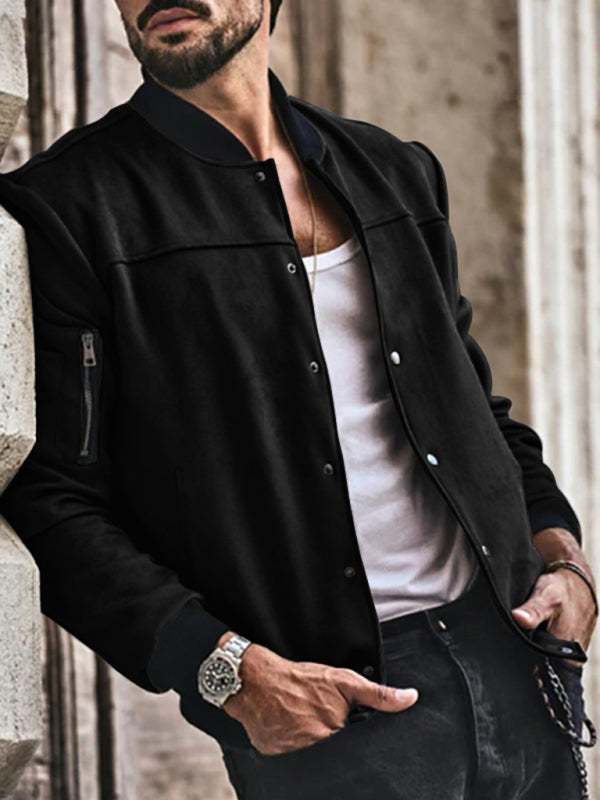 Stylish Men's Long Sleeve Cardigan Jacket for Effortless Casual Chic