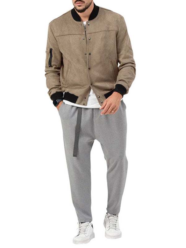 Stylish Men's Long Sleeve Cardigan Jacket for Effortless Casual Chic