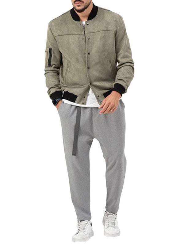 Stylish Men's Long Sleeve Cardigan Jacket for Effortless Casual Chic