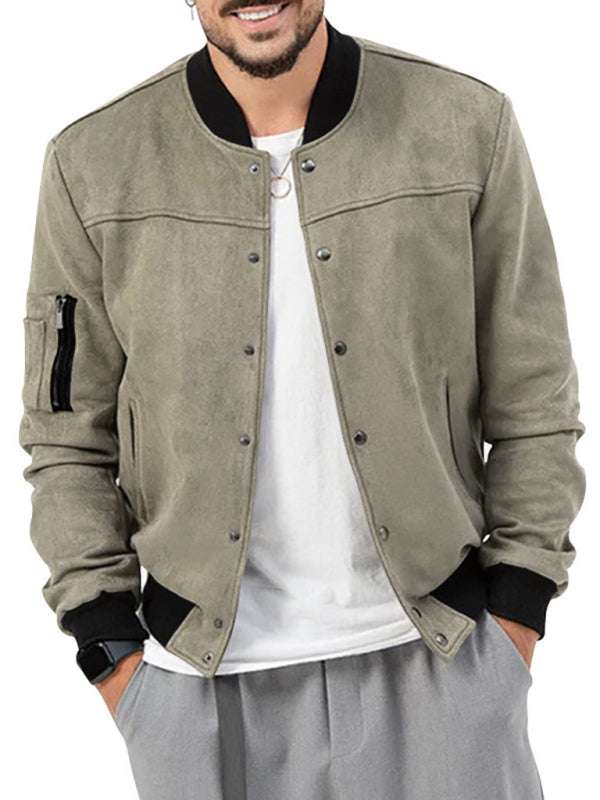 Stylish Men's Long Sleeve Cardigan Jacket for Effortless Casual Chic