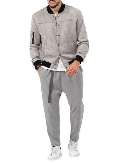 Stylish Men's Long Sleeve Cardigan Jacket for Effortless Casual Chic