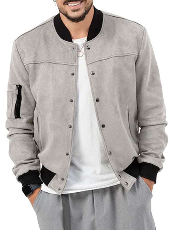 Stylish Men's Long Sleeve Cardigan Jacket for Effortless Casual Chic