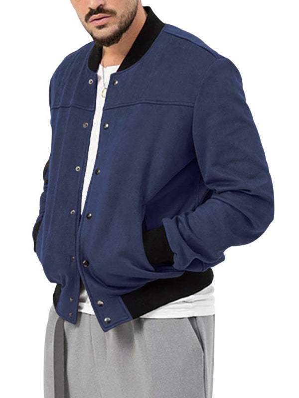 Stylish Men's Long Sleeve Cardigan Jacket for Effortless Casual Chic