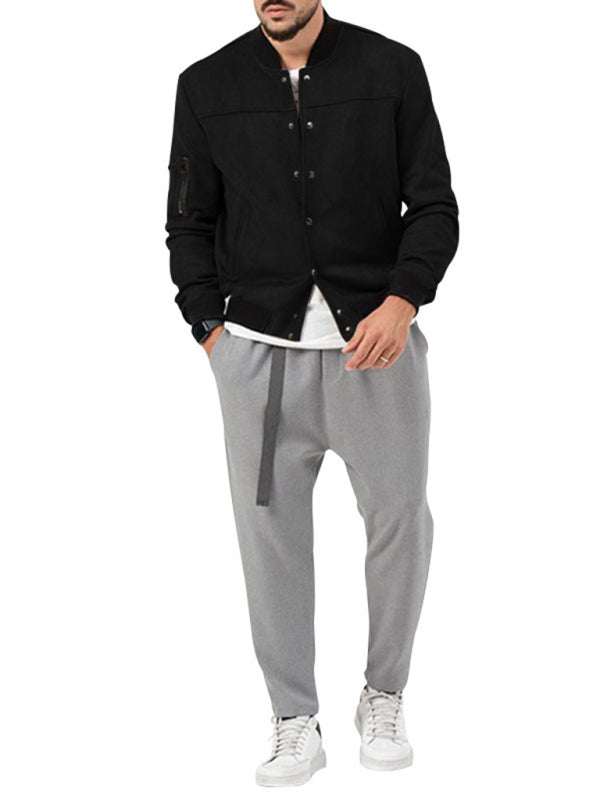 Stylish Men's Long Sleeve Cardigan Jacket for Effortless Casual Chic