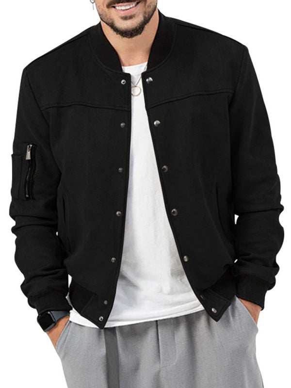 Stylish Men's Long Sleeve Cardigan Jacket for Effortless Casual Chic