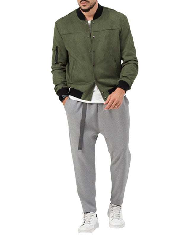 Stylish Men's Long Sleeve Cardigan Jacket for Effortless Casual Chic
