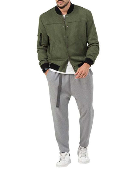 Stylish Men's Long Sleeve Cardigan Jacket for Effortless Casual Chic