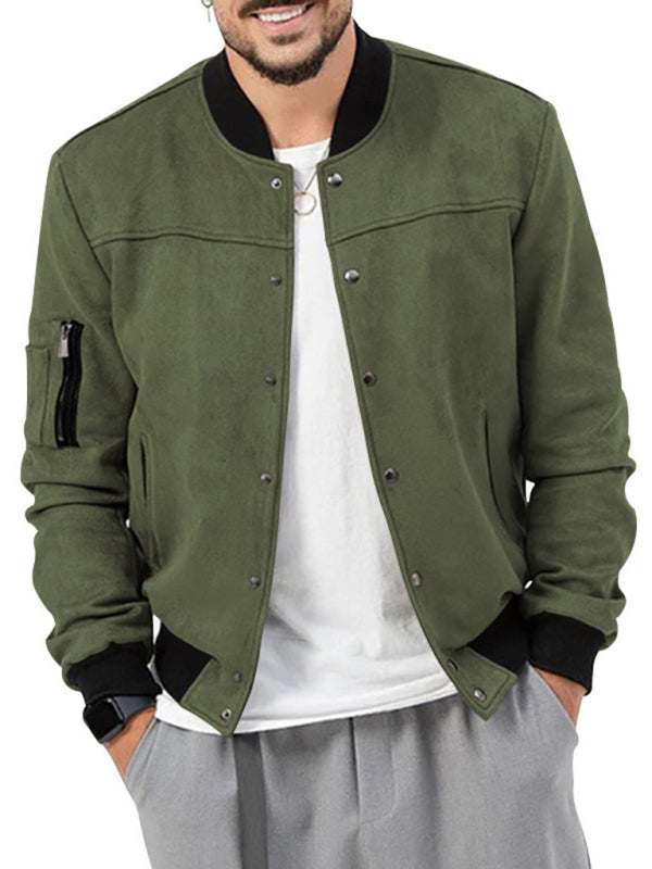 Stylish Men's Long Sleeve Cardigan Jacket for Effortless Casual Chic