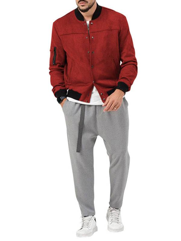 Stylish Men's Long Sleeve Cardigan Jacket for Effortless Casual Chic