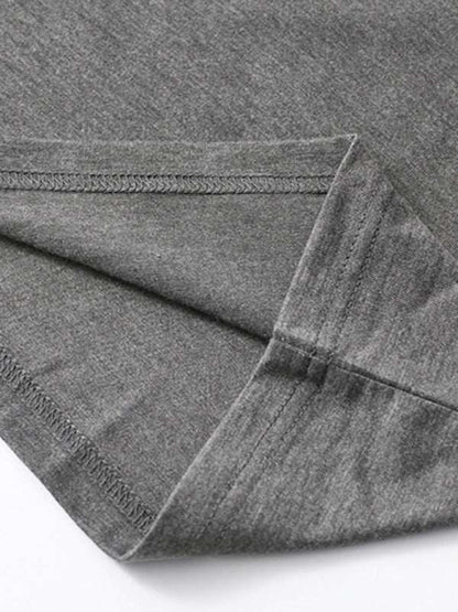 Sophisticated Comfort: Men's Button-Up Henley Long Sleeve Tee - MENLL